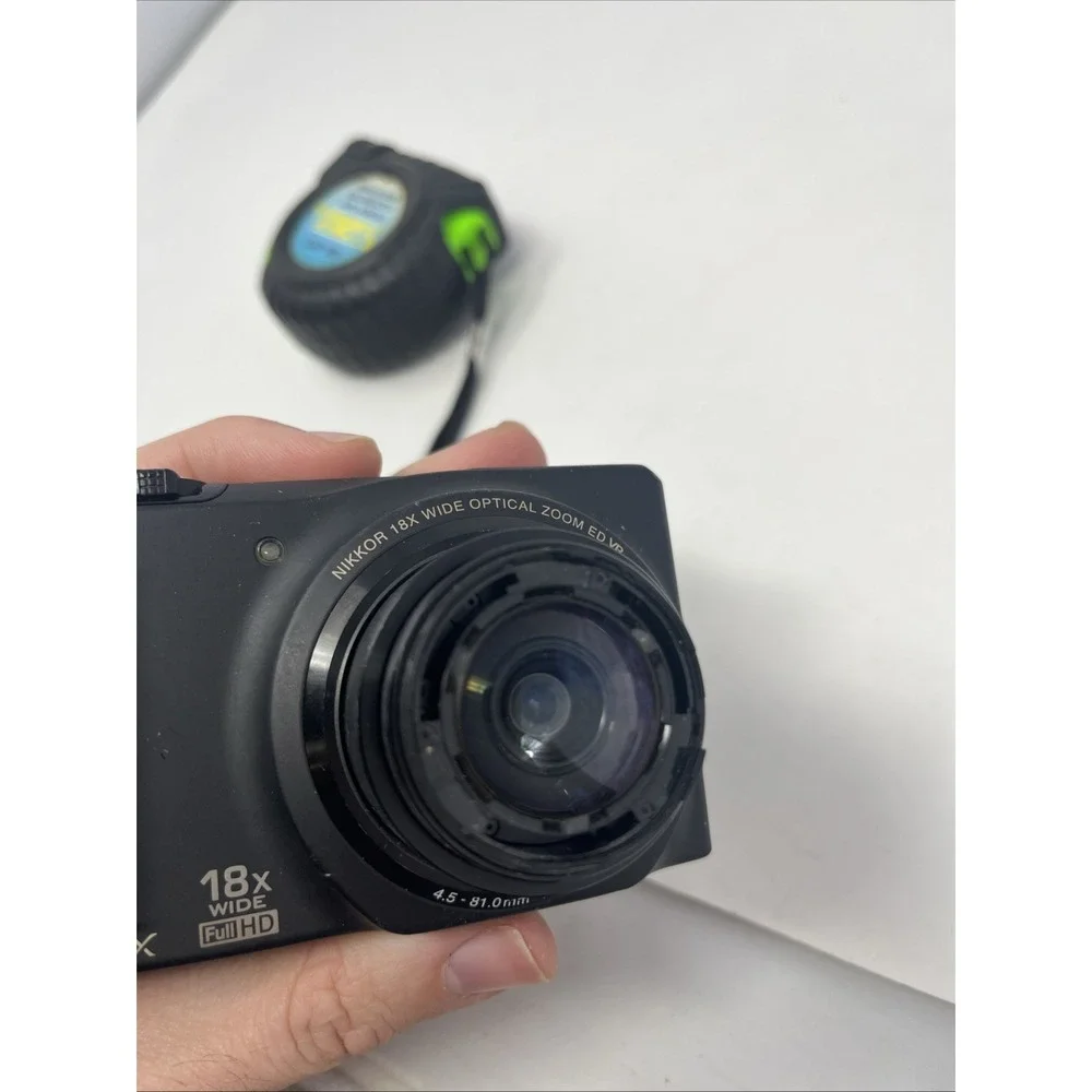 Nikon Coolpix S9100 12.1MP Digital Camera – Black –‎ For Parts Repair